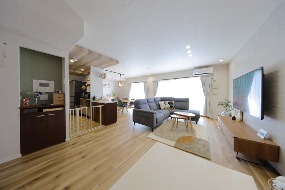 「新しい家族を迎えるための明るくあたたかみのある空間リフォーム」F様邸