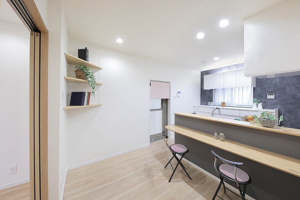 耐震強度を上げ、さらにおしゃれで住みやすく」K様邸